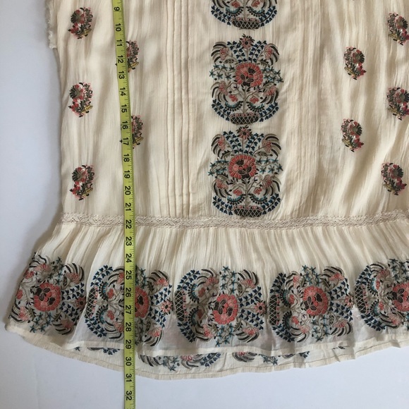 Sundance embroidered Fable tunic top • new - Picture 10 of 11